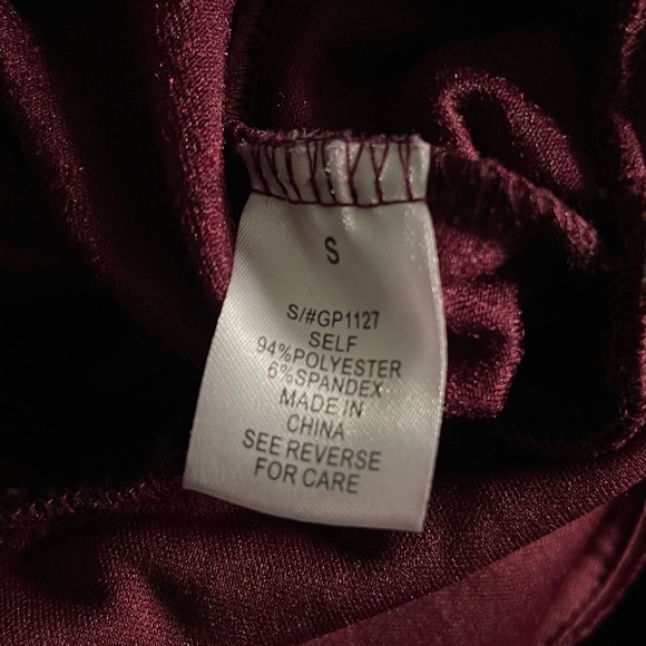 Red Velvet Jumpsuit - Picture 5 of 5